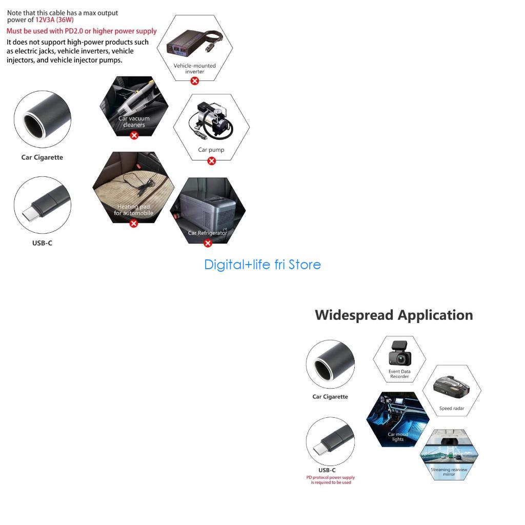 Electronics And Gadgets C - E06D USB C Male to 12V
