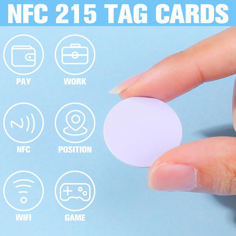 25mm NTAG215 NFC Adhesive Stic - Nfc Tag Programmable ulasan dan harga