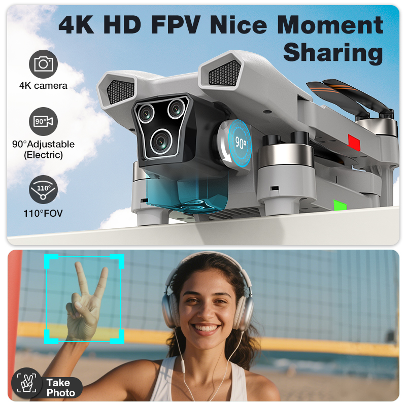 NEW Hot L017 Pro Drone Brushle - Electronics And Gadgets ulasan dan harga