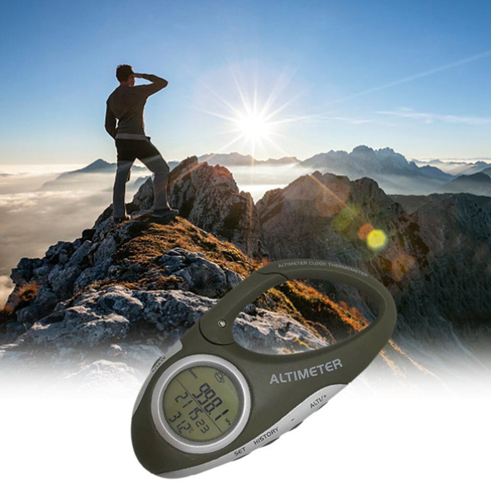 Electronic Altimeter Carabiner - Electronics And Gadgets With I ulasan dan harga